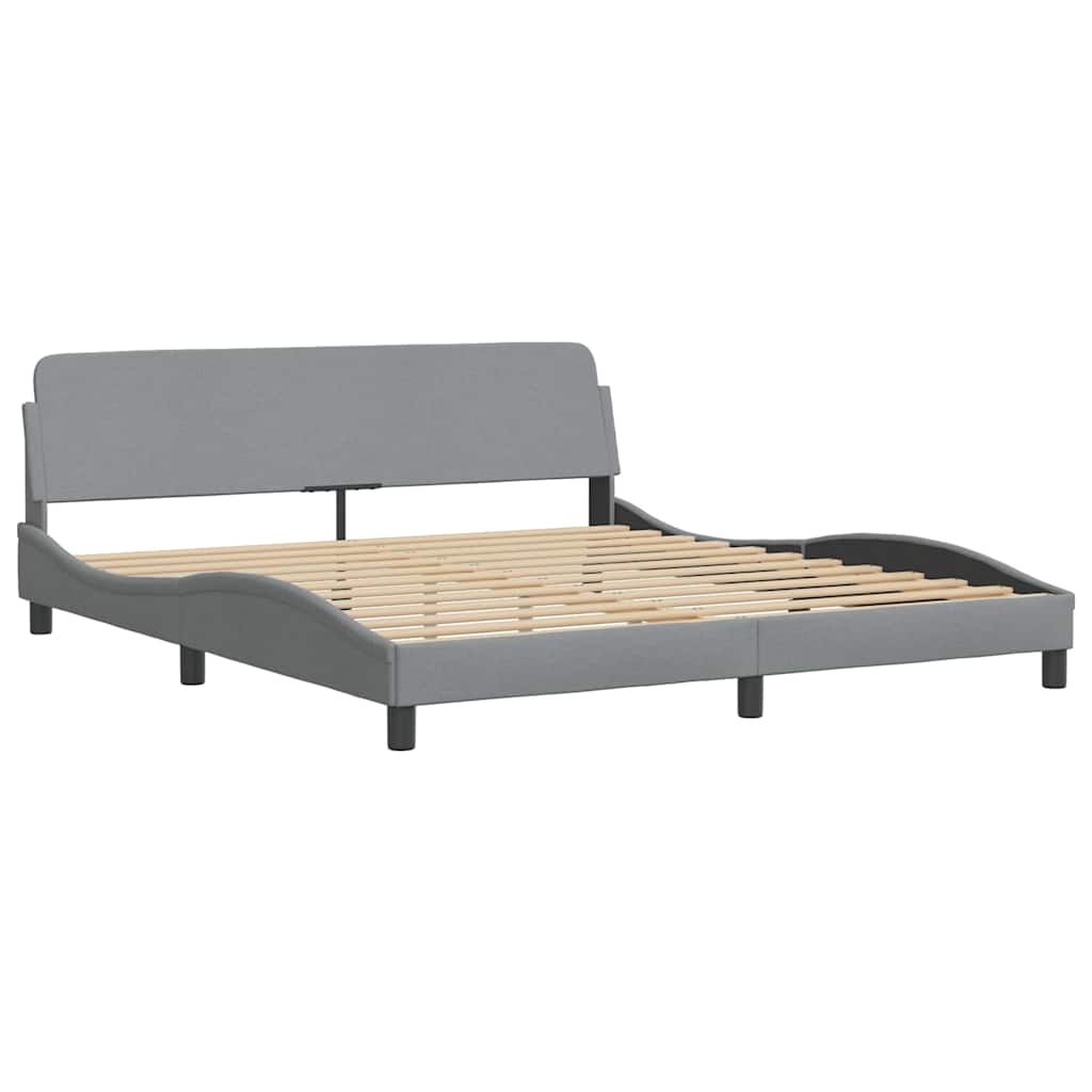 TOP Bettgestell mit LED-Beleuchtung - Doppelbett - Bettrahmen - 180x200 cm