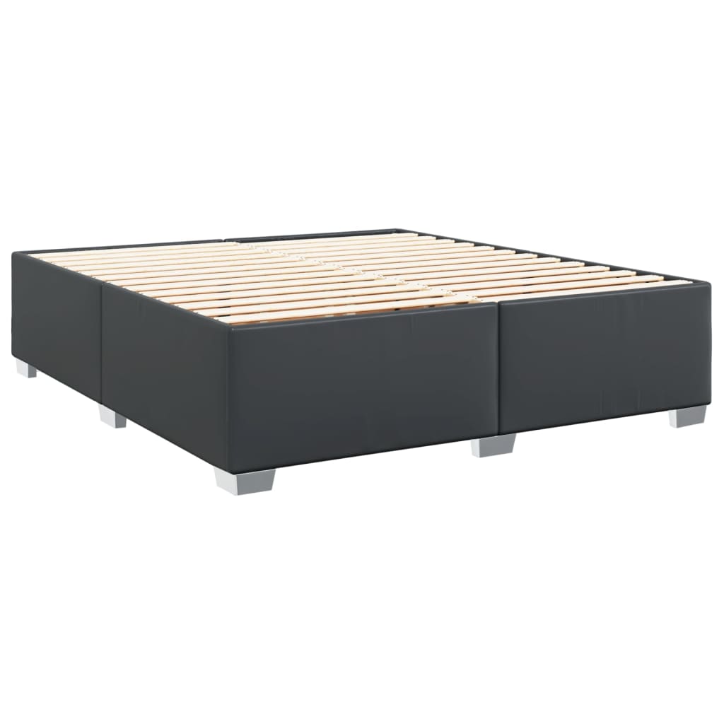 Doppelbett 200x200 cm - Bettrahmen - Polsterbett - Kunstleder - Bettgestell