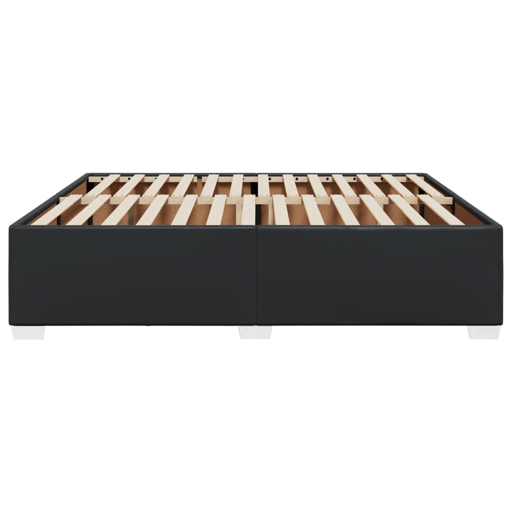 Doppelbett 200x200 cm - Bettrahmen - Polsterbett - Kunstleder - Bettgestell