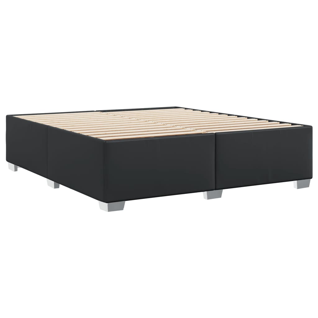 Doppelbett 200x200 cm - Bettrahmen - Polsterbett - Kunstleder - Bettgestell