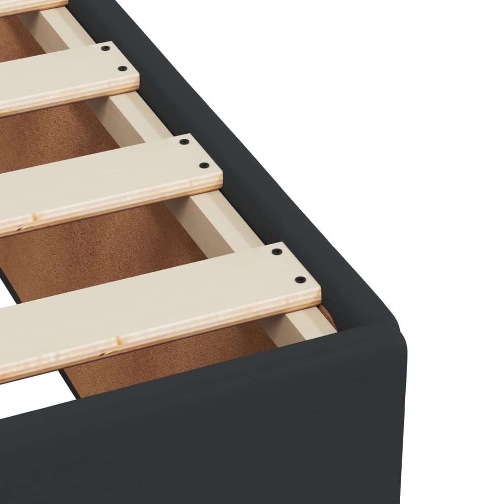 Doppelbett 200x200 cm - Bettrahmen - Polsterbett - Kunstleder - Bettgestell
