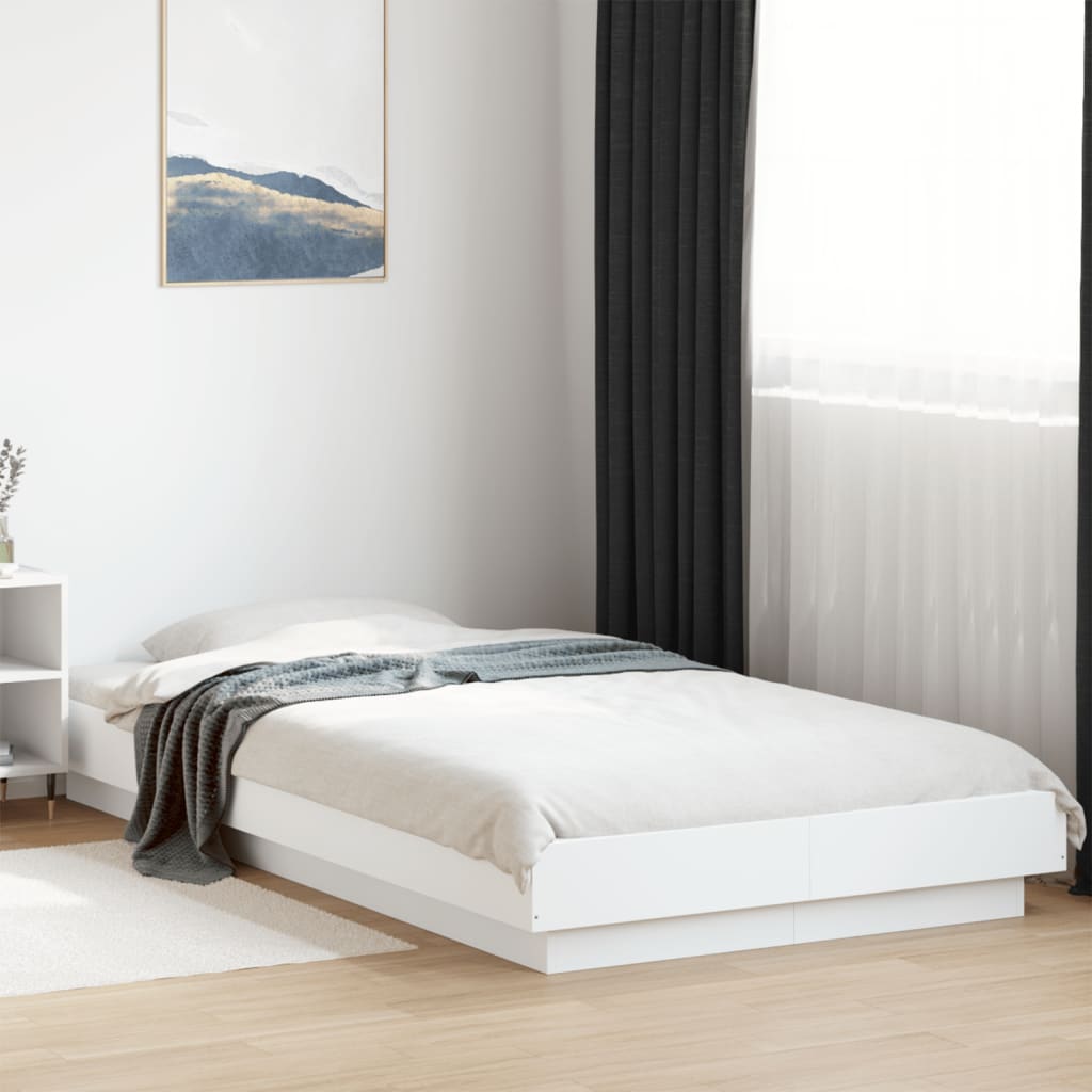 Tolles Einzelbett 75x190 cm mit LED-Beleuchtung - Bettrahmen in versch. Farben
