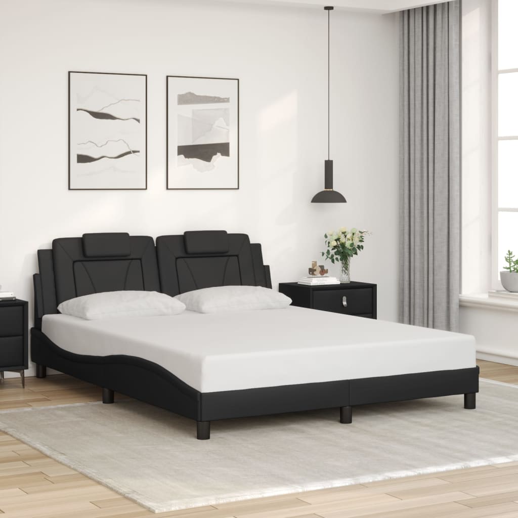 Bettgestell "Viana" - LED-Beleuchtung - Bettrahmen - Doppelbett - 160x200 cm
