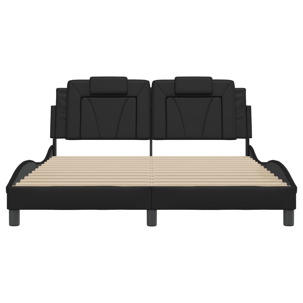 Bettgestell "Viana" - LED-Beleuchtung - Bettrahmen - Doppelbett - 160x200 cm