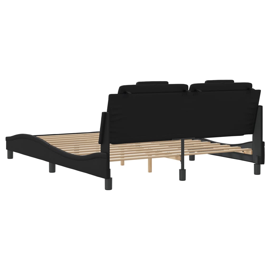 Bettgestell "Viana" - LED-Beleuchtung - Bettrahmen - Doppelbett - 160x200 cm