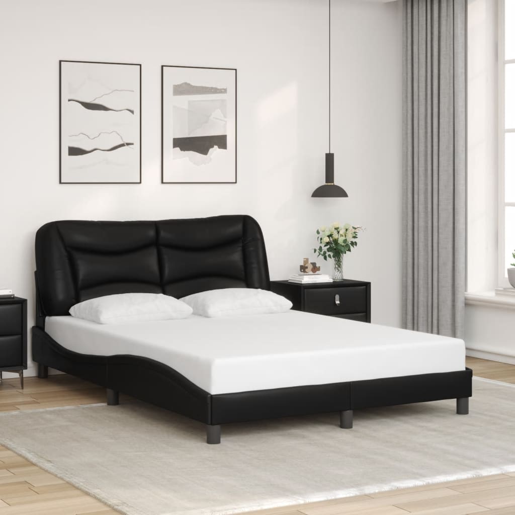 Modernes LED-Bett - Bettrahmen - Doppelbett - Polsterbett - Havar - 140x200 cm