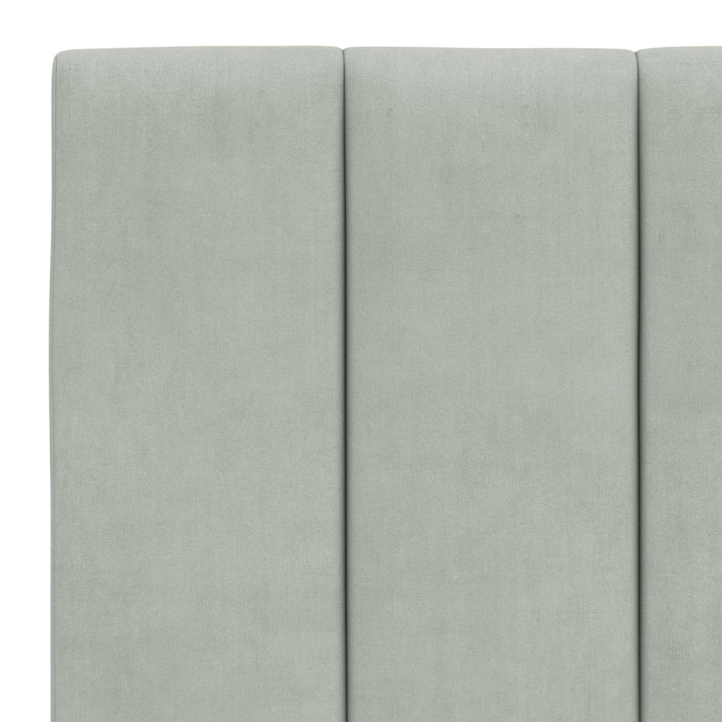 Design Bettgestell mit LED - Polsterbett - Doppelbett - Bettrahmen - 140x190 cm