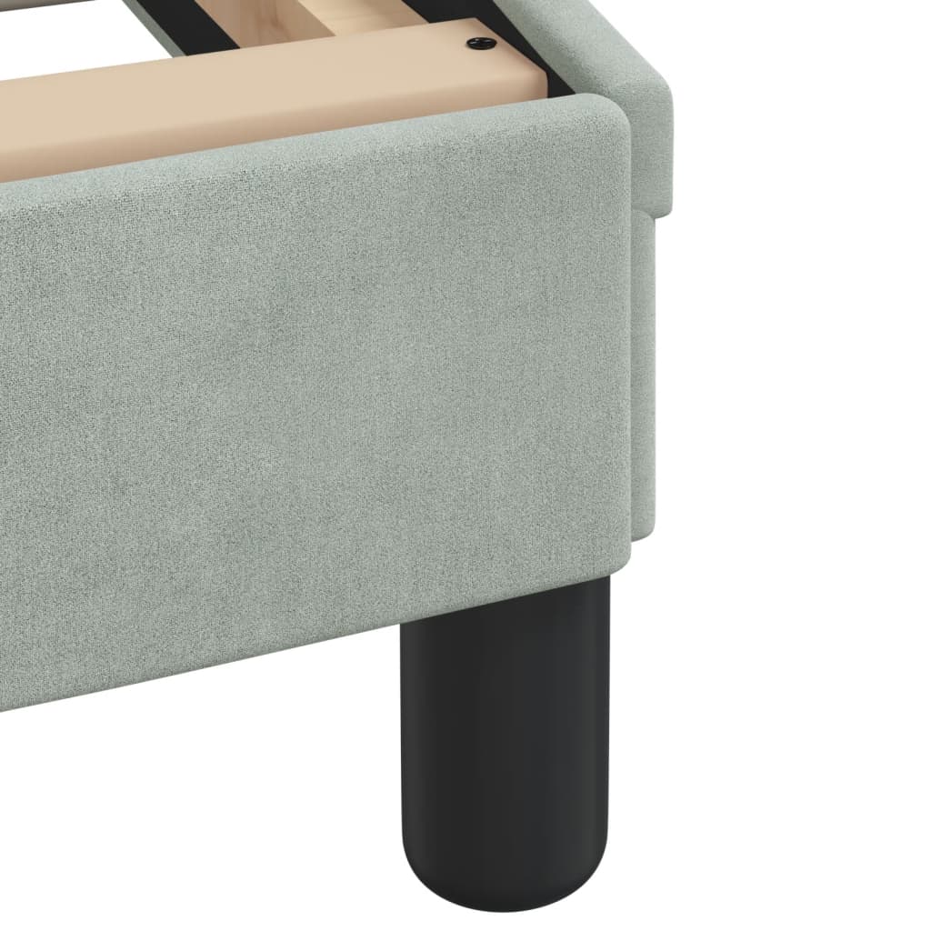 Design Bettgestell mit LED - Polsterbett - Doppelbett - Bettrahmen - 140x190 cm