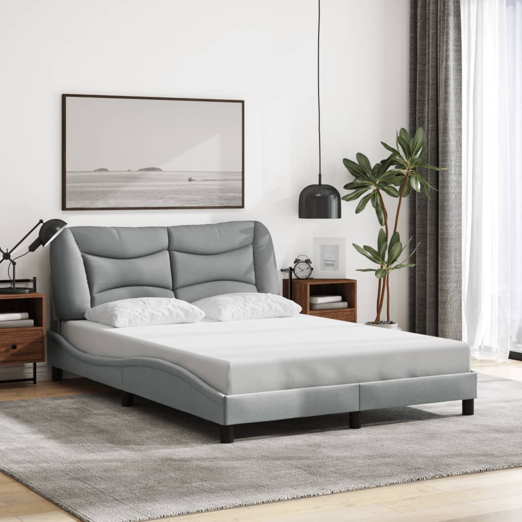 TOP Bettgestell mit LED - Doppelbett - Bettrahmen - Designbett - 140x200 cm