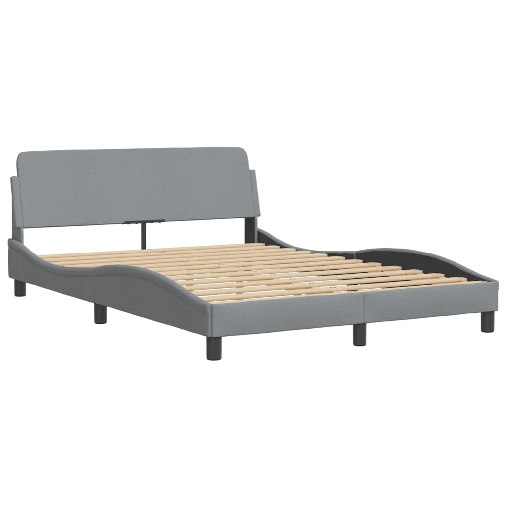TOP Bettgestell mit LED - Doppelbett - Bettrahmen - Designbett - 140x200 cm