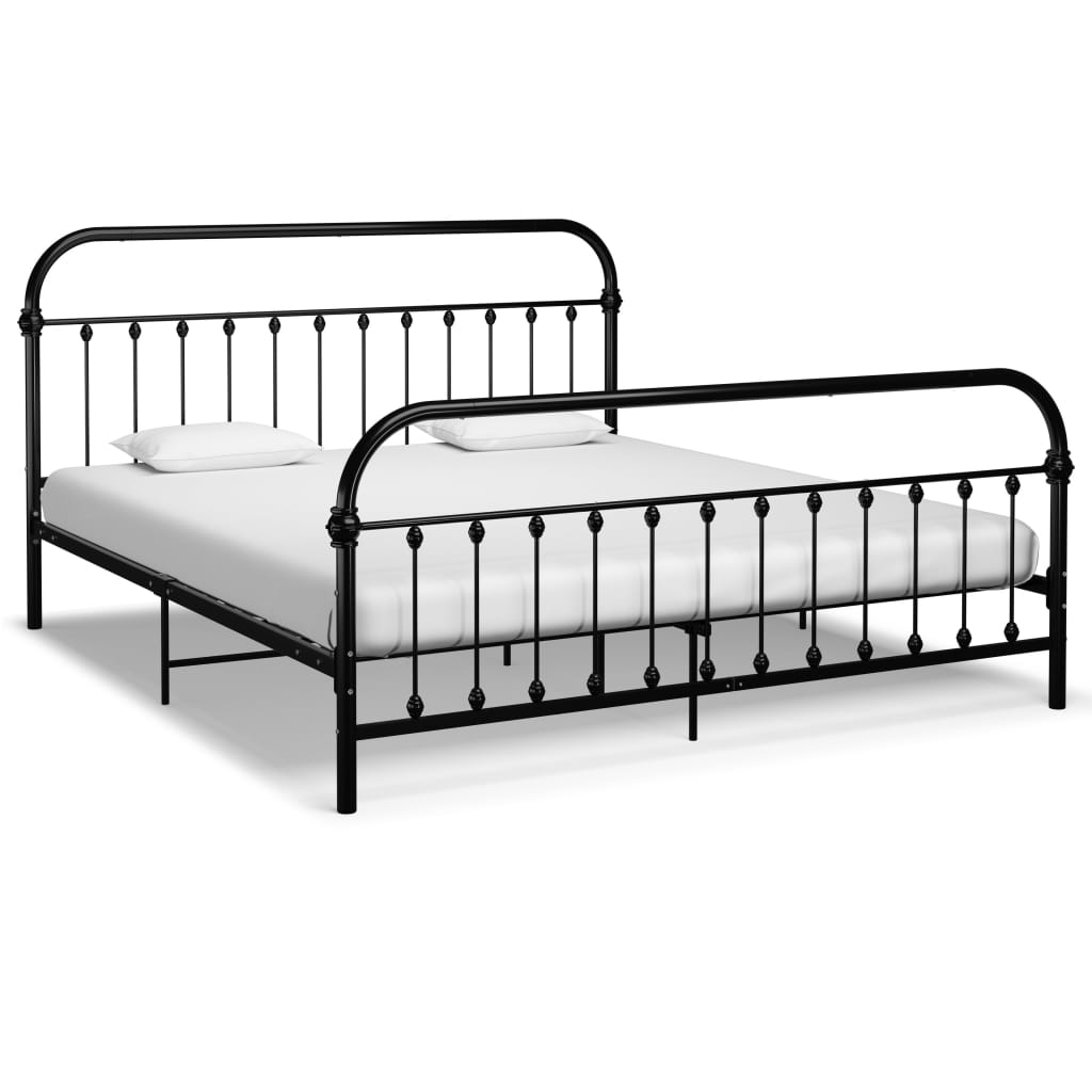 Bettgestell - Doppelbett - Metallbett - Bettrahmen - Metallbettgestell 180×200cm