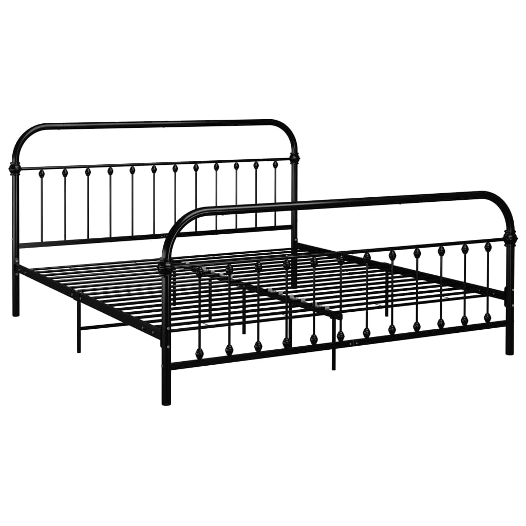 Bettgestell - Doppelbett - Metallbett - Bettrahmen - Metallbettgestell 180×200cm