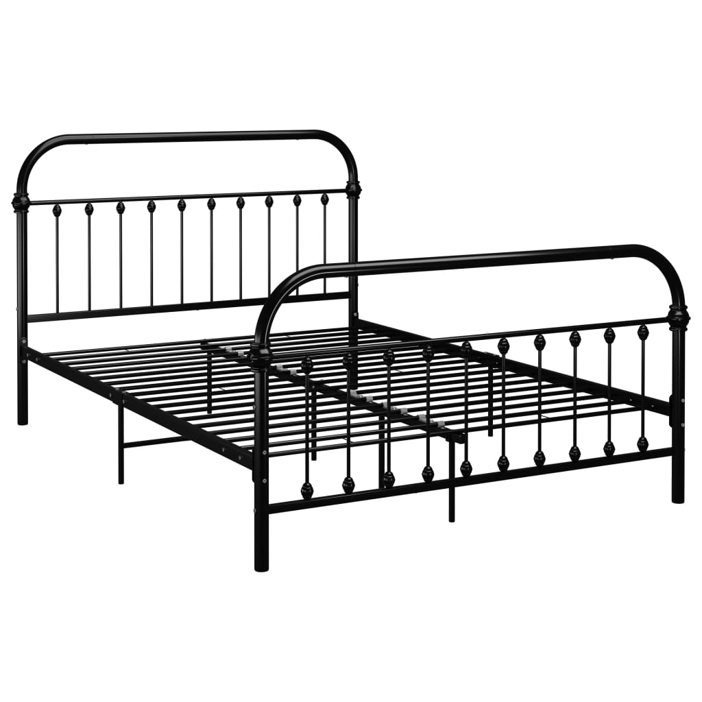 Modernes Design-Metallbett - Bettgestell - Doppelbett - Bettrahmen - 160×200 cm