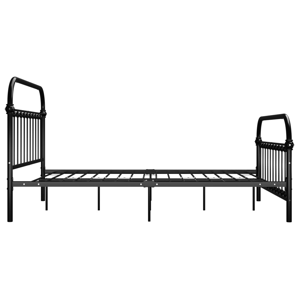 Modernes Design-Metallbett - Bettgestell - Doppelbett - Bettrahmen - 160×200 cm
