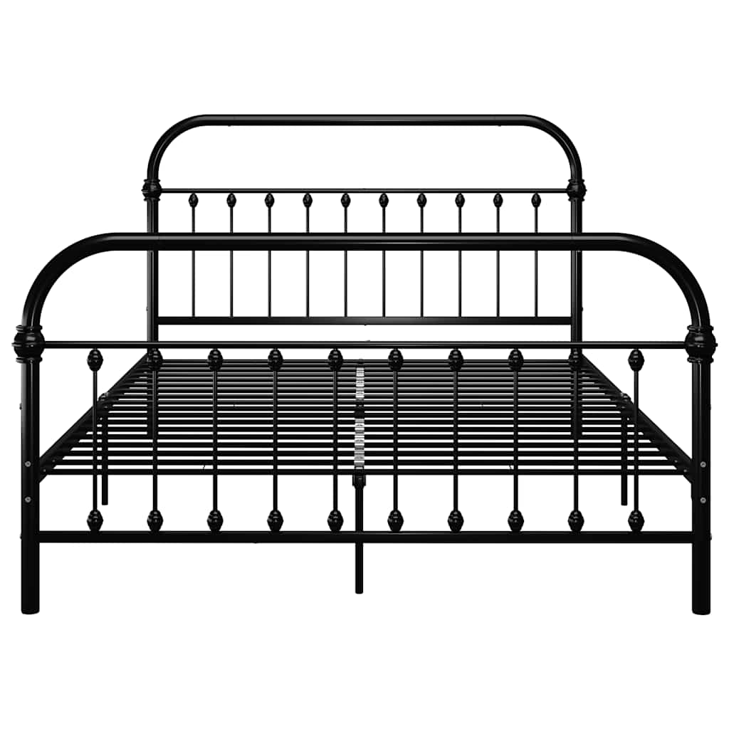 Bettgestell - Doppelbett - zeitloses Design - Metallbett - Bettrahmen - 140×200cm