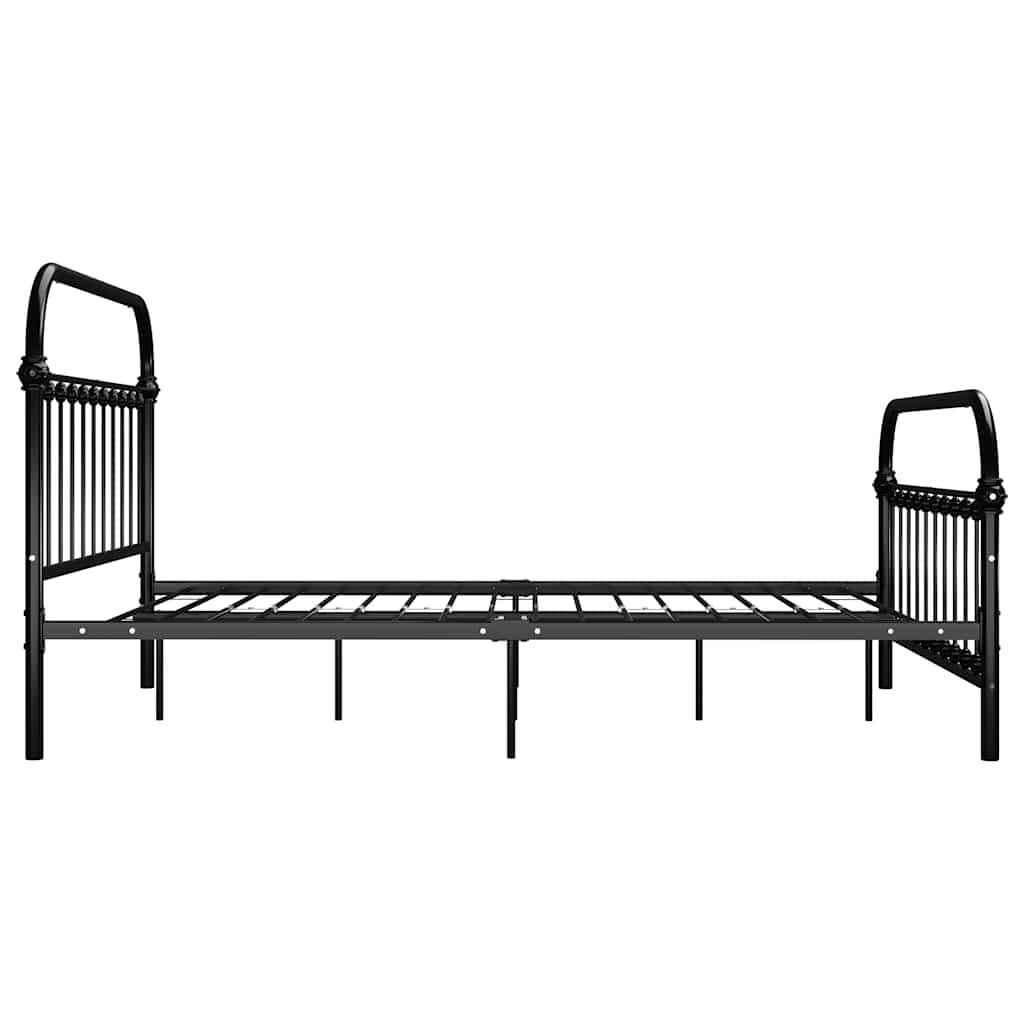 Bettgestell - Doppelbett - zeitloses Design - Metallbett - Bettrahmen - 140×200cm