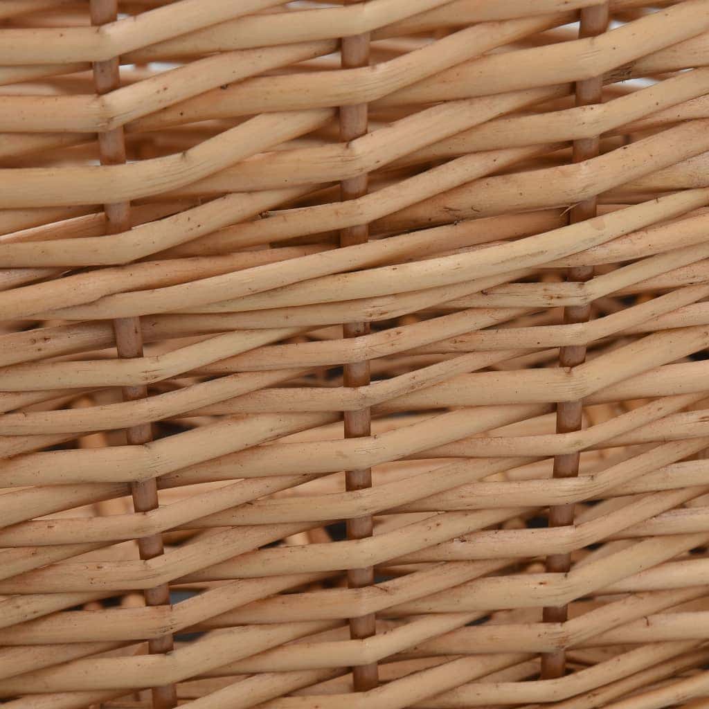 Kaminholzkorb - Brennholzkorb - Weidenkorb - Holzkorb - Kaminholz Aufbewahrung
