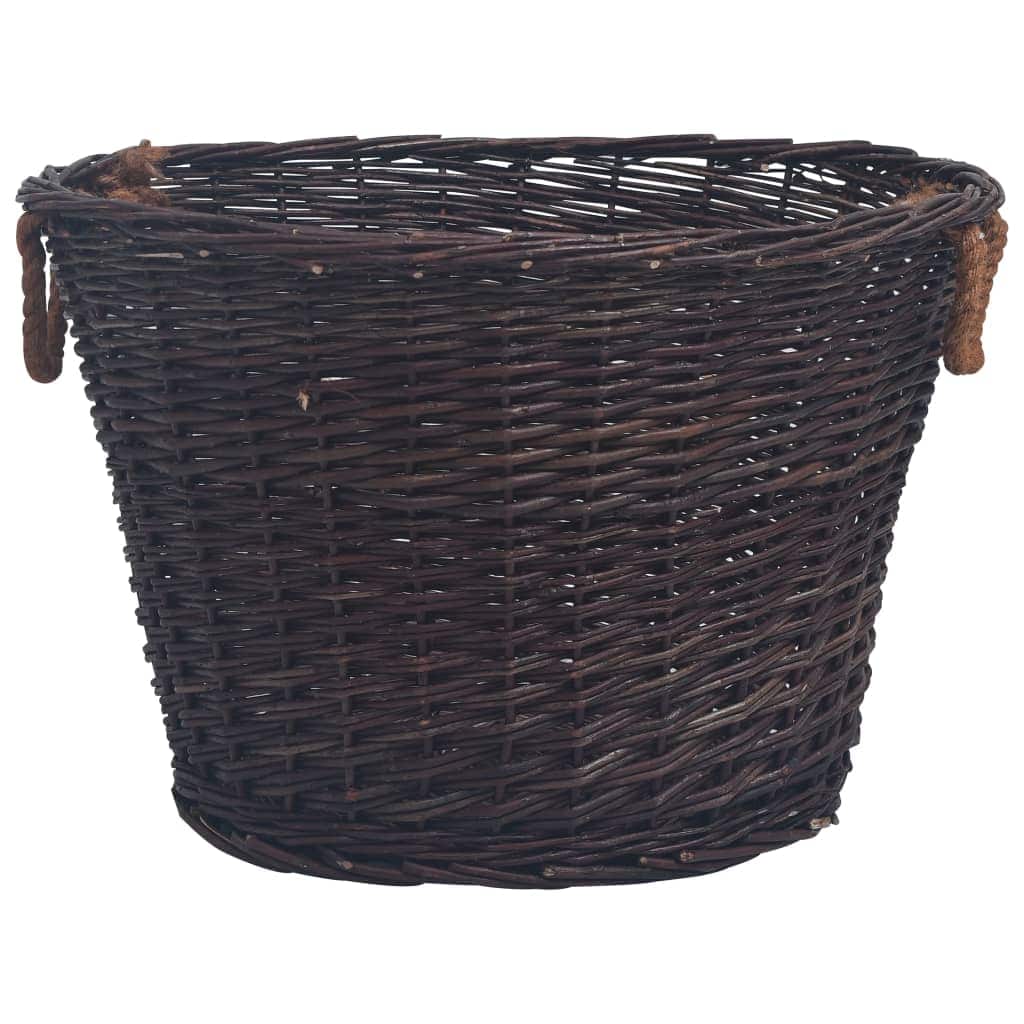 Korbset Weide - Kaminholzkorb - Brennholzkorb - Kaminzubehör - Weidenholzkorb