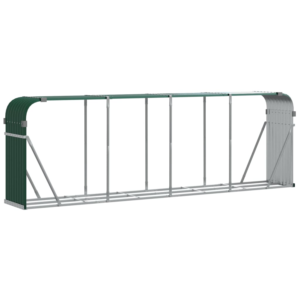 Brennholzlege - Kaminholzregal - Brennholzregal - verzinkt - 300 x 45 x 100 cm