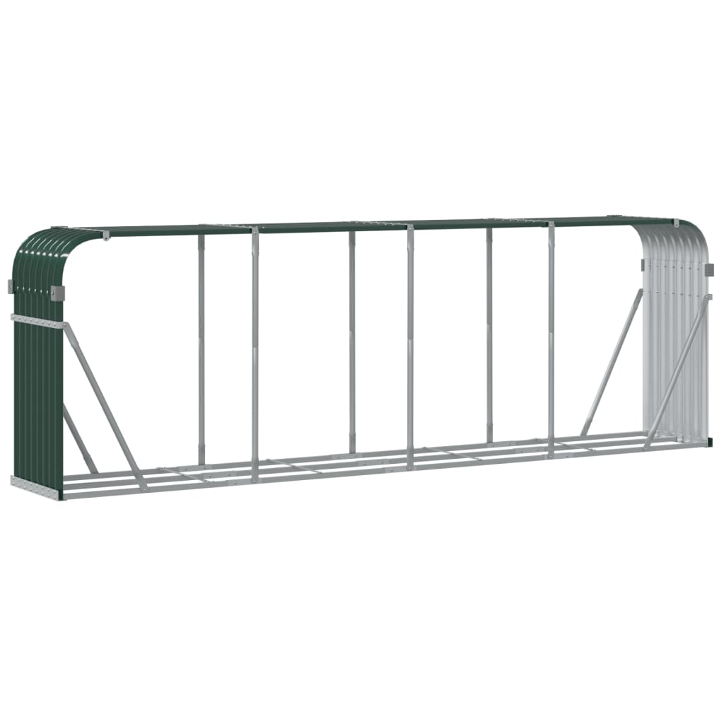 Brennholzlege - Kaminholzregal - Brennholzregal - verzinkt - 300 x 45 x 100 cm