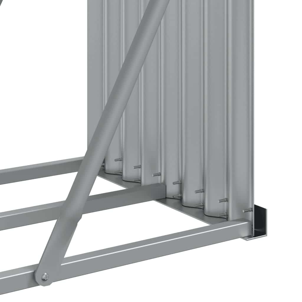 Brennholzlege - Kaminholzregal - Brennholzregal - verzinkt - 300 x 45 x 100 cm