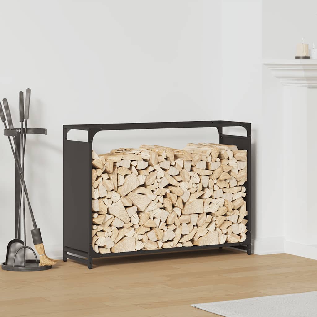 TOP Feuerholzregal - Kaminholzständer - Holzlager - Brennholzablage - 90x65 cm