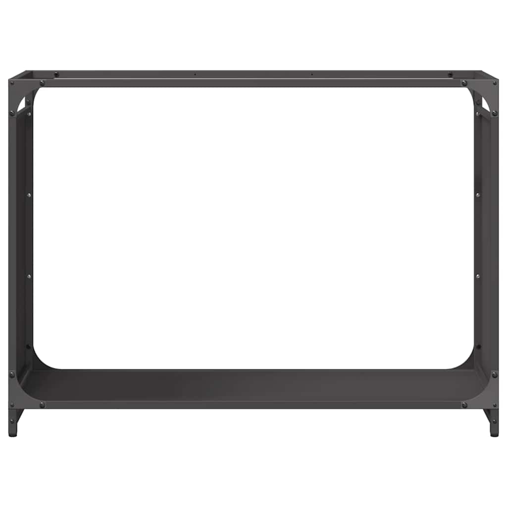 TOP Feuerholzregal - Kaminholzständer - Holzlager - Brennholzablage - 90x65 cm