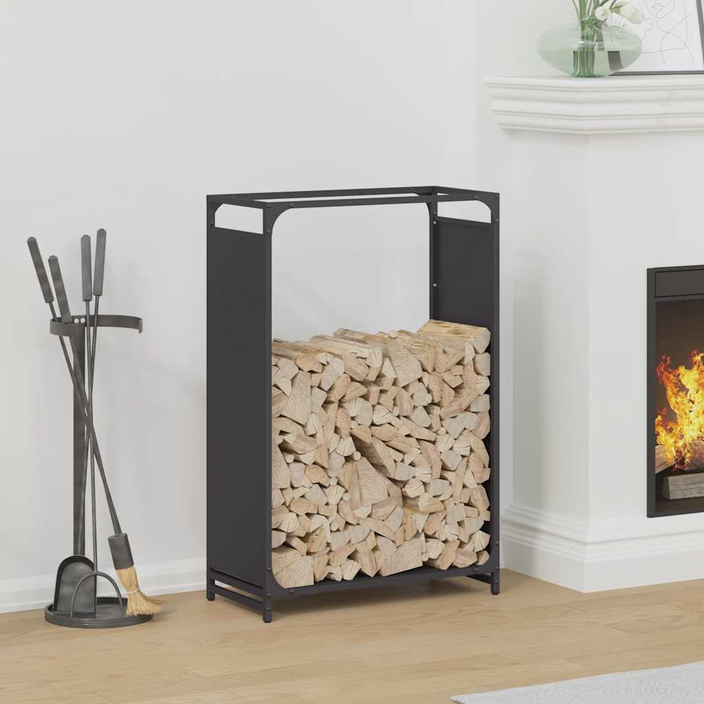Feuerholzregal - Kaminholzständer - Brennholzablage - Metallregal - Holzlager