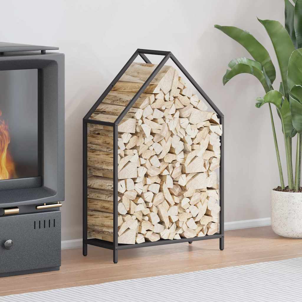 Stabiles Kaminholzregal - Brennholzständer - Holzhalter - Kaminholz Aufbewahrung