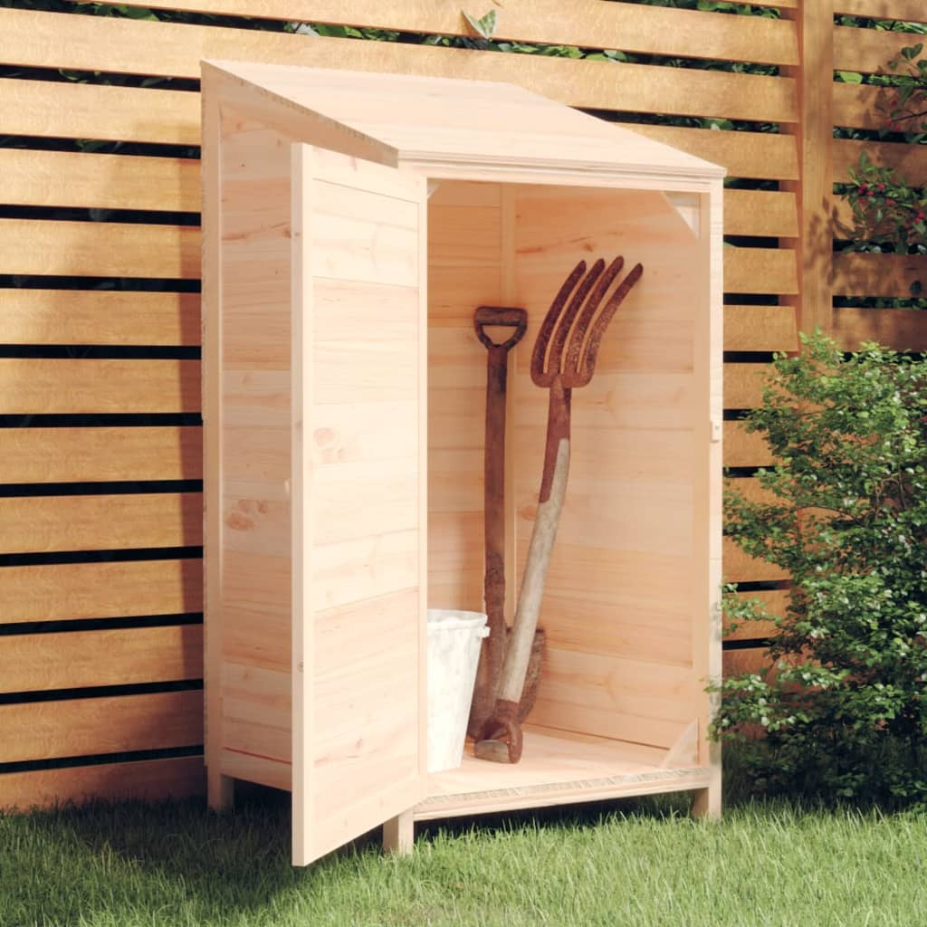 Kompakter Gartenschrank - Gartenhaus - Holzgerätehaus - Geräteschrank - 55x112cm