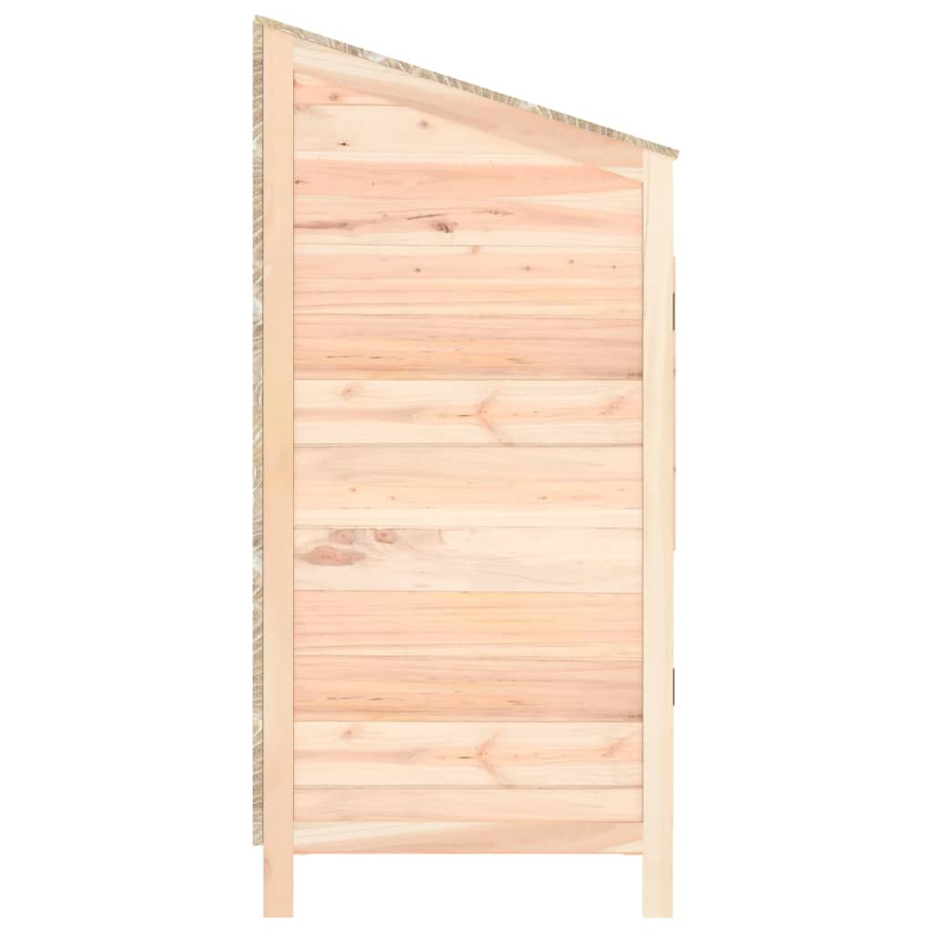 Kompakter Gartenschrank - Gartenhaus - Holzgerätehaus - Geräteschrank - 55x112cm