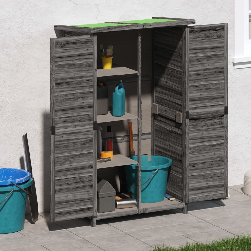 Stabiler Gartenschrank - TOP Geräteschrank - Geräteschuppen - 83 x 57 x 140 cm