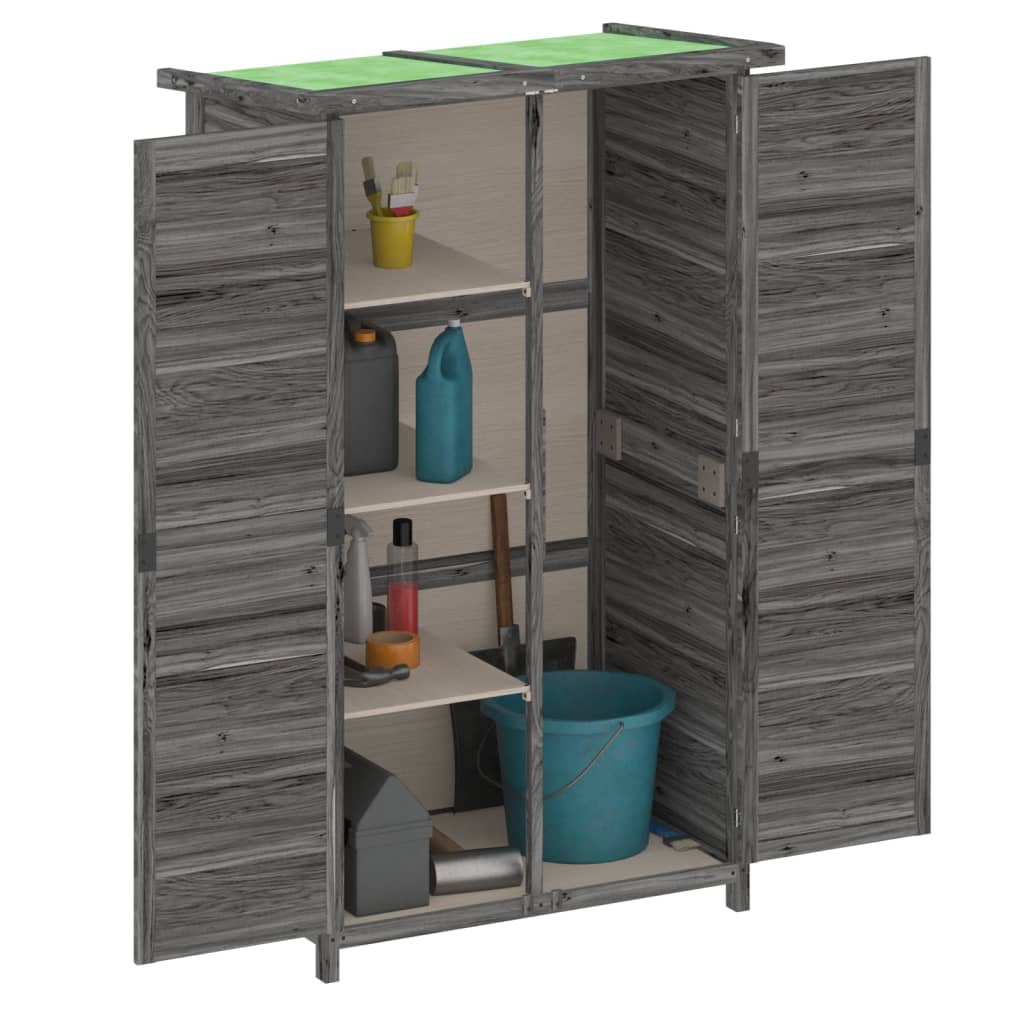 Stabiler Gartenschrank - TOP Geräteschrank - Geräteschuppen - 83 x 57 x 140 cm