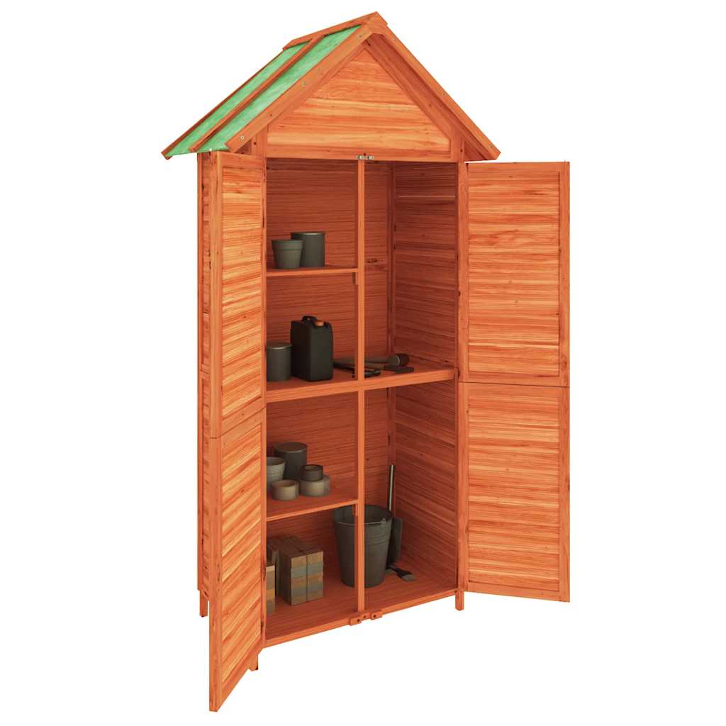 Kompakter Geräteschuppen - Gartenschrank - Holzschrank - Geräteschrank aus Holz