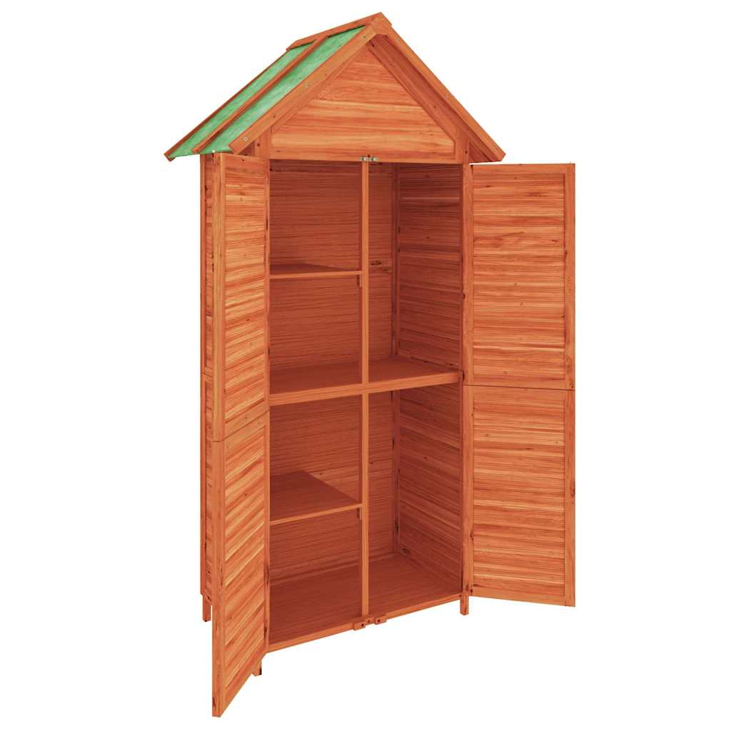 Kompakter Geräteschuppen - Gartenschrank - Holzschrank - Geräteschrank aus Holz