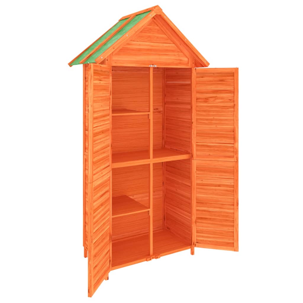 Kompakter Geräteschuppen - Gartenschrank - Holzschrank - Geräteschrank aus Holz