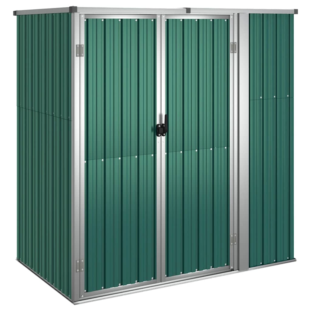 TOP Geräteschuppen - Metallgerätehaus - Gartenschuppen - 161 x 89 x 159/161 cm