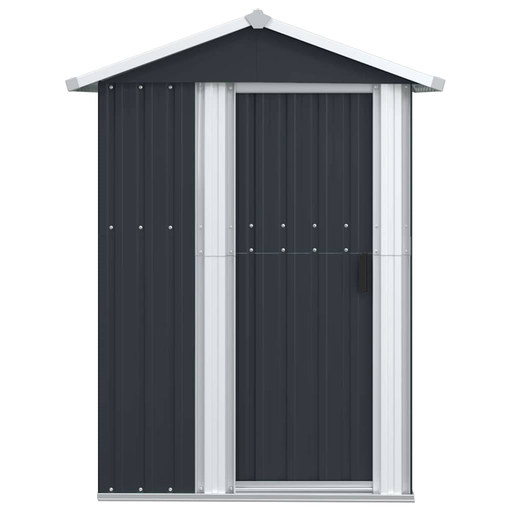 Langlebiges Gerätehaus - Geräteschuppen - Gartenschuppen - verz. Stahl - 126x86