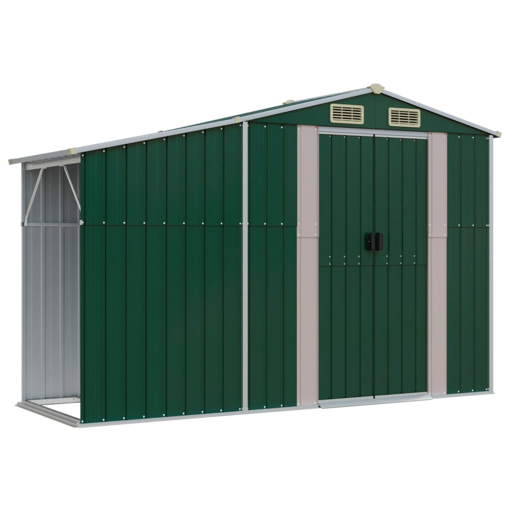 2-in-1 Gartenhaus mit Brennholz-Lager - Geräteschuppen - Holzlege - Gerätehaus