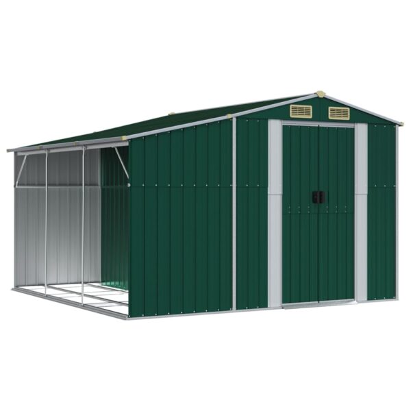 Brennholzunterstand - Gartenhaus - Geräteschuppen - Metallgerätehaus - 277 x 279