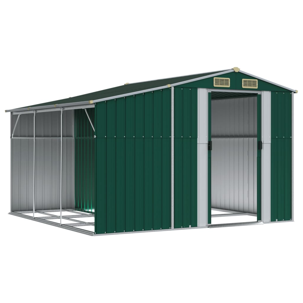 Brennholzunterstand - Gartenhaus - Geräteschuppen - Metallgerätehaus - 277 x 279
