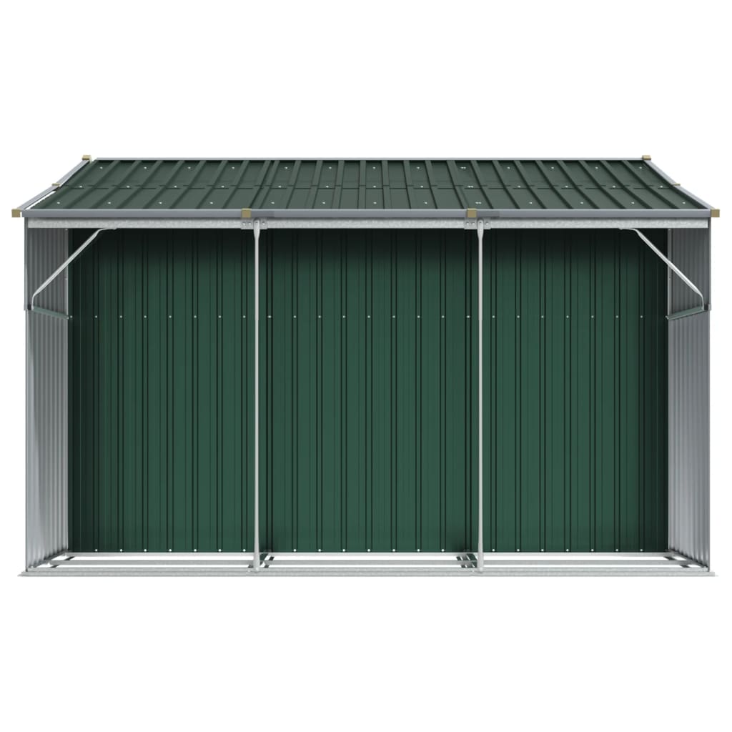 Brennholzunterstand - Gartenhaus - Geräteschuppen - Metallgerätehaus - 277 x 279