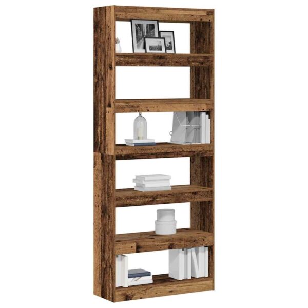 Bücherregal - Raumregal - Aufbewahrungssystem - für Deko und Bücher - 80x198 cm