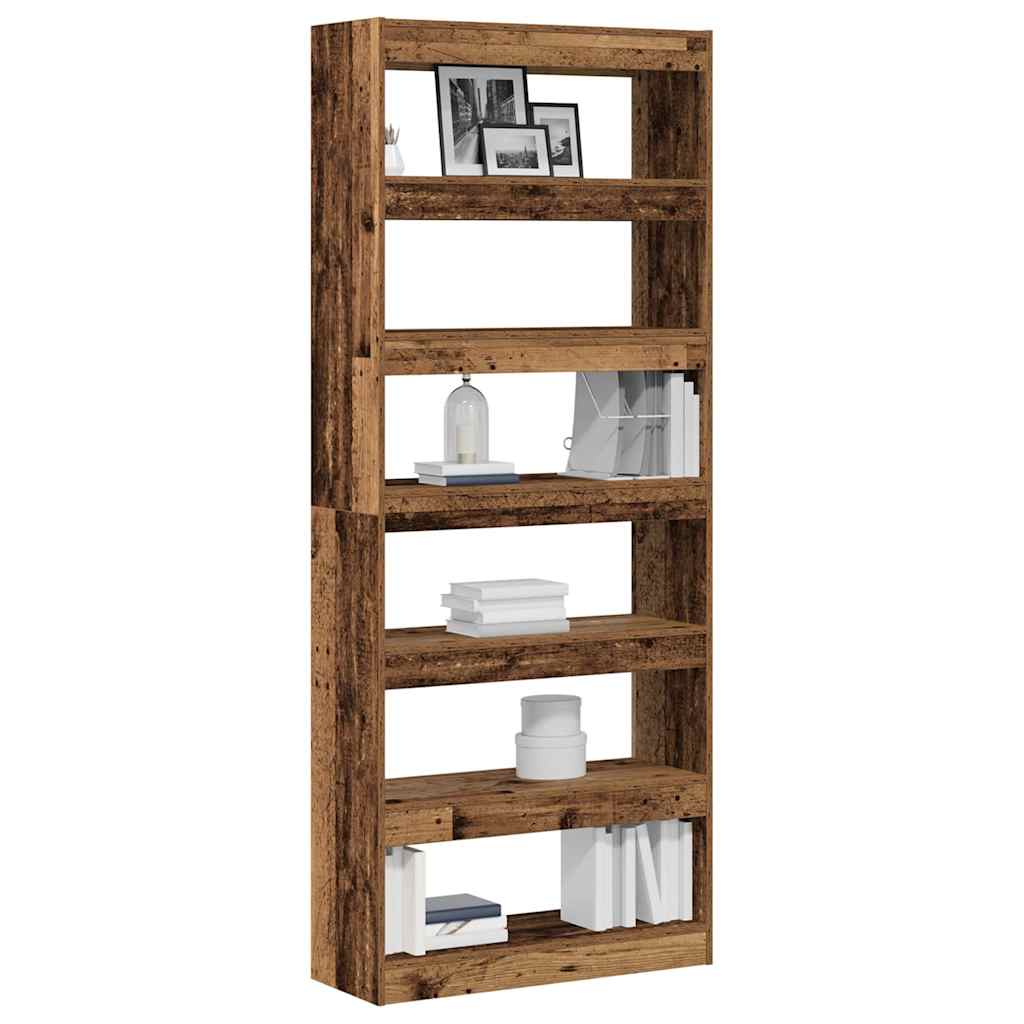 Bücherregal - Raumregal - Aufbewahrungssystem - für Deko und Bücher - 80x198 cm