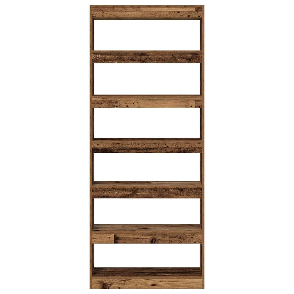 Bücherregal - Raumregal - Aufbewahrungssystem - für Deko und Bücher - 80x198 cm