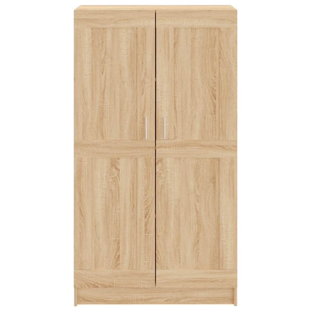 Elegantes Bücherregal mit Türen - Vitrinenschrank - Aktenregal - Highboard