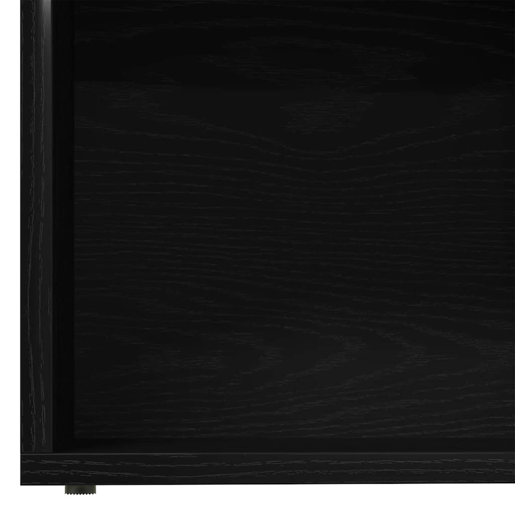 Bücherregal - 3-teiliges Set - Wohnwand - Medien-Regal - Holzregal - 12 Fächer