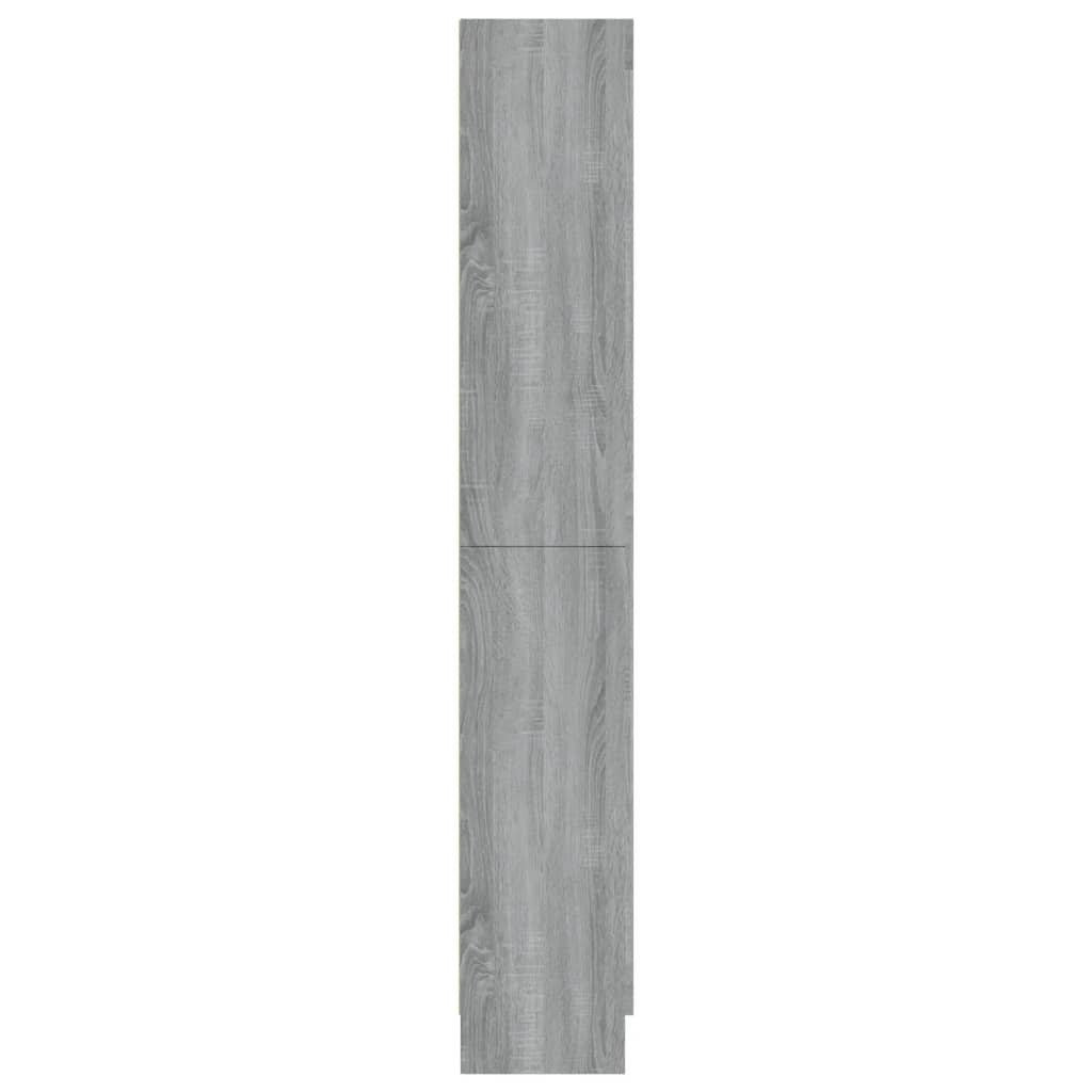 Eleganter Vitrinenschrank - Highboard - Bücherschrank - Glasvitrine - 185 cm