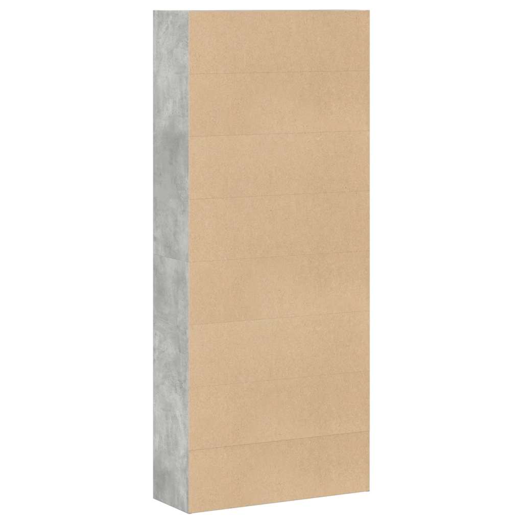 Großes Bücherregal mit 5 offenen Fächern - Aktenregal - Highboard - 80 x 189 cm