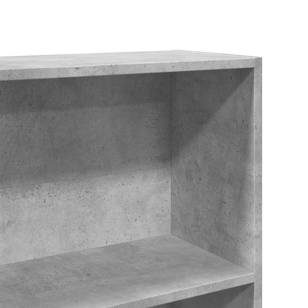 Großes Bücherregal mit 5 offenen Fächern - Aktenregal - Highboard - 80 x 189 cm